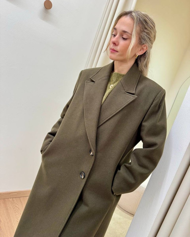 Cappotto Marianna lungo verde militare Souvenir Shop Online Cappotto Marianna lungo verde militare Souvenir