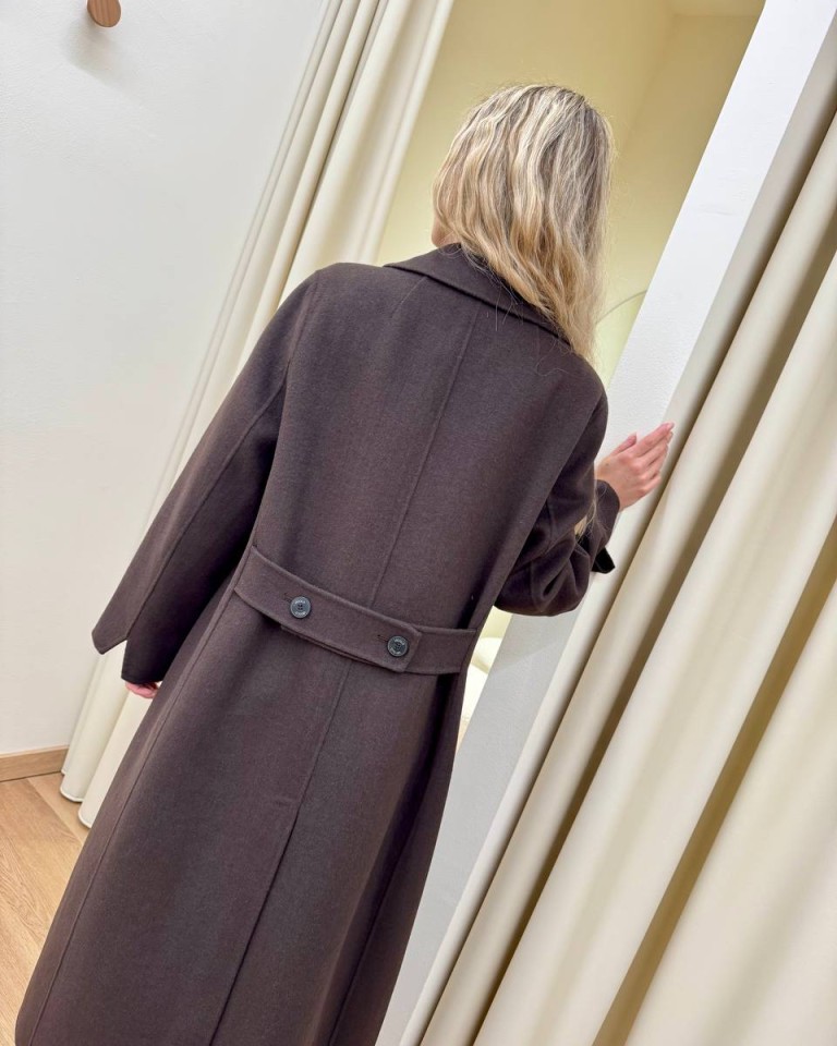 Cappotto lungo Hand Made over doppiopetto moro Vicolo Shop Online Cappotto lungo Hand Made over doppiopetto moro Vicolo