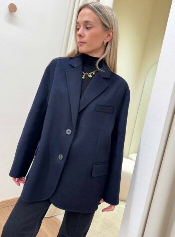 Shop Online Cappotto Hand Made corto over blu Vicolo