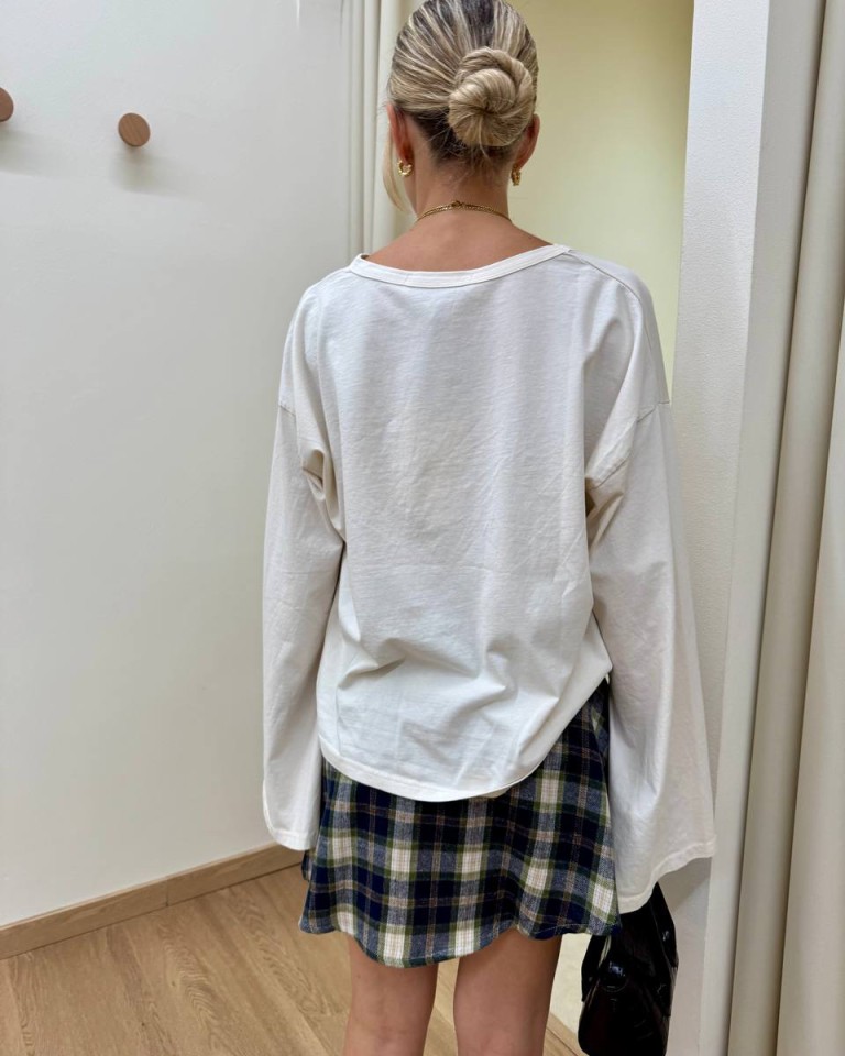 Maglia maniche ampissime burro HaveOne Shop Online Maglia maniche ampissime burro HaveOne