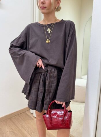 Shop Online Maglia maniche ampissime moro HaveOne