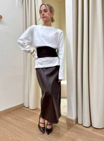 Shop Online Longuette ecopelle stampa cocco moro HaveOne