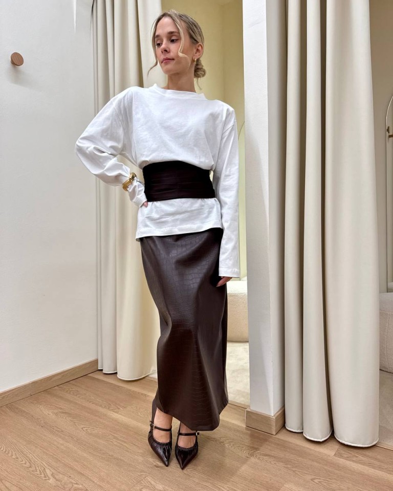 Maglia over panna fascia in raso moro HaveOne Shop Online Maglia over panna fascia in raso moro HaveOne