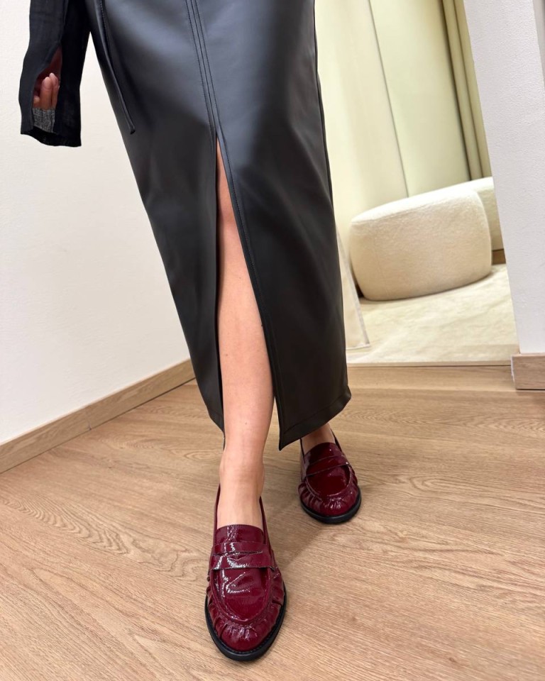 Longuette a matita ecopelle nera HaveOne Shop Online Longuette a matita ecopelle nera HaveOne
