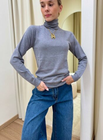 Shop Online Dolcevita maglia rasata grigio Kontatto