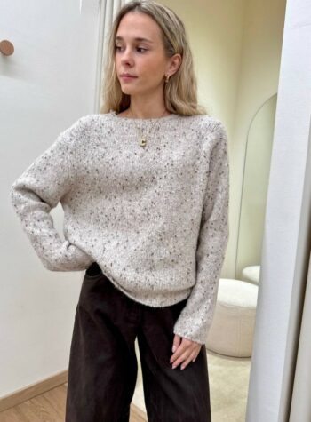 Shop Online Maglione over sabbia effetto puntinato multicolor Souvenir