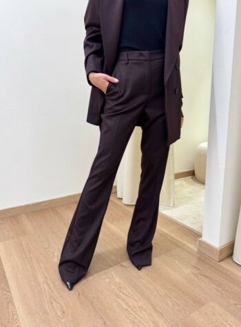 Shop Online Pantalone flare bordeaux Mar De Margaritas