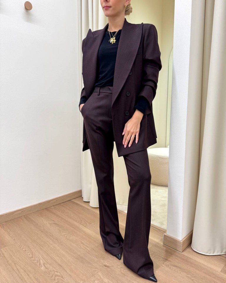 Pantalone flare bordeaux Mar De Margaritas Shop Online Pantalone flare bordeaux Mar De Margaritas