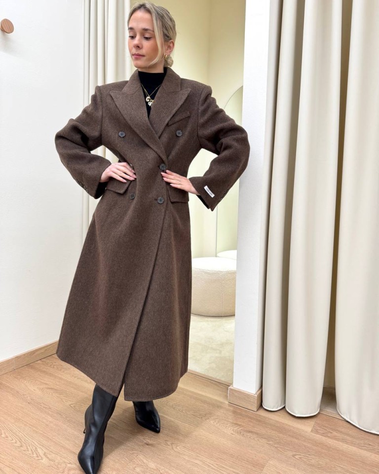 Cappotto Hand Made doppiopetto avvitato moro HaveOne Shop Online Cappotto Hand Made doppiopetto avvitato moro HaveOne