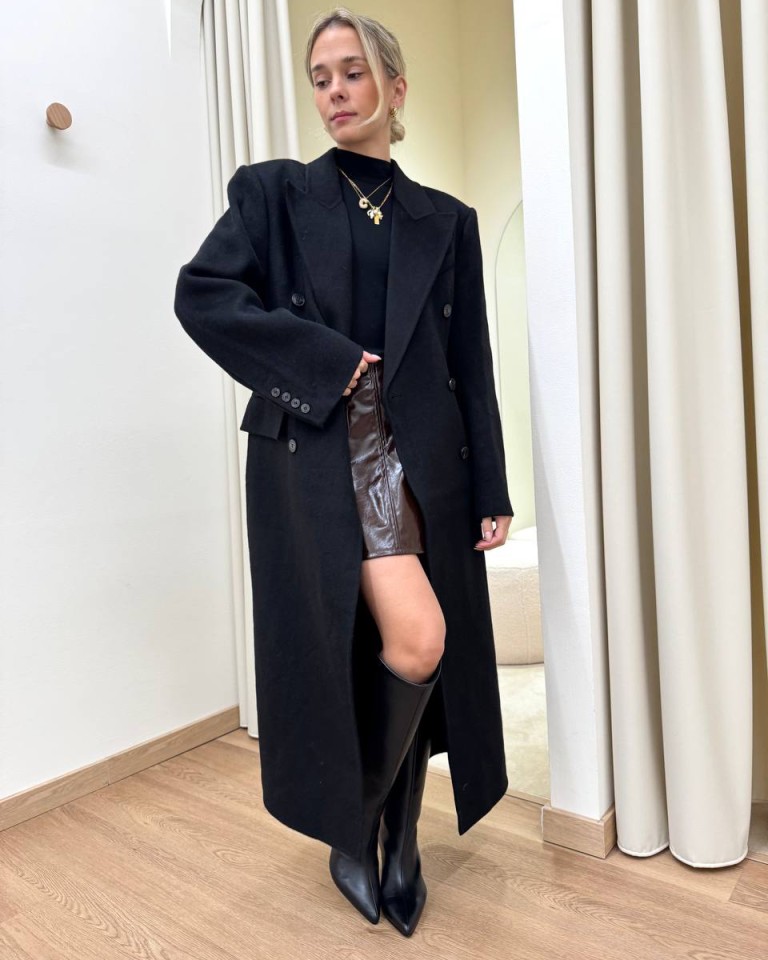 Cappotto Hand Made doppiopetto avvitato nero HaveOne Shop Online Cappotto Hand Made doppiopetto avvitato nero HaveOne