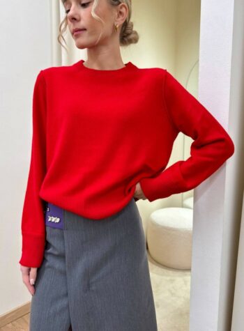 Shop Online Maglione scatoletta PURA LANA rosso Tensione In