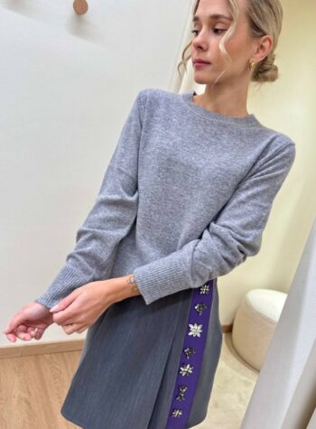 Shop Online Maglione scatoletta PURA LANA grigio Tensione In