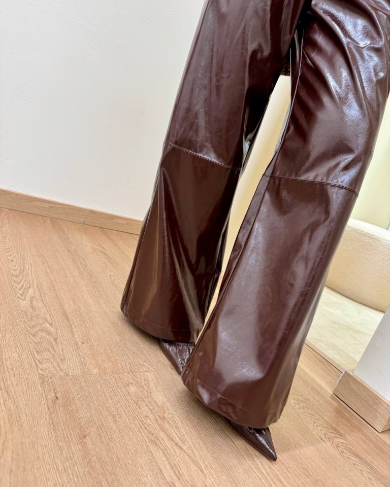 Pantalone ecopelle moro Vicolo Shop Online Pantalone ecopelle moro Vicolo
