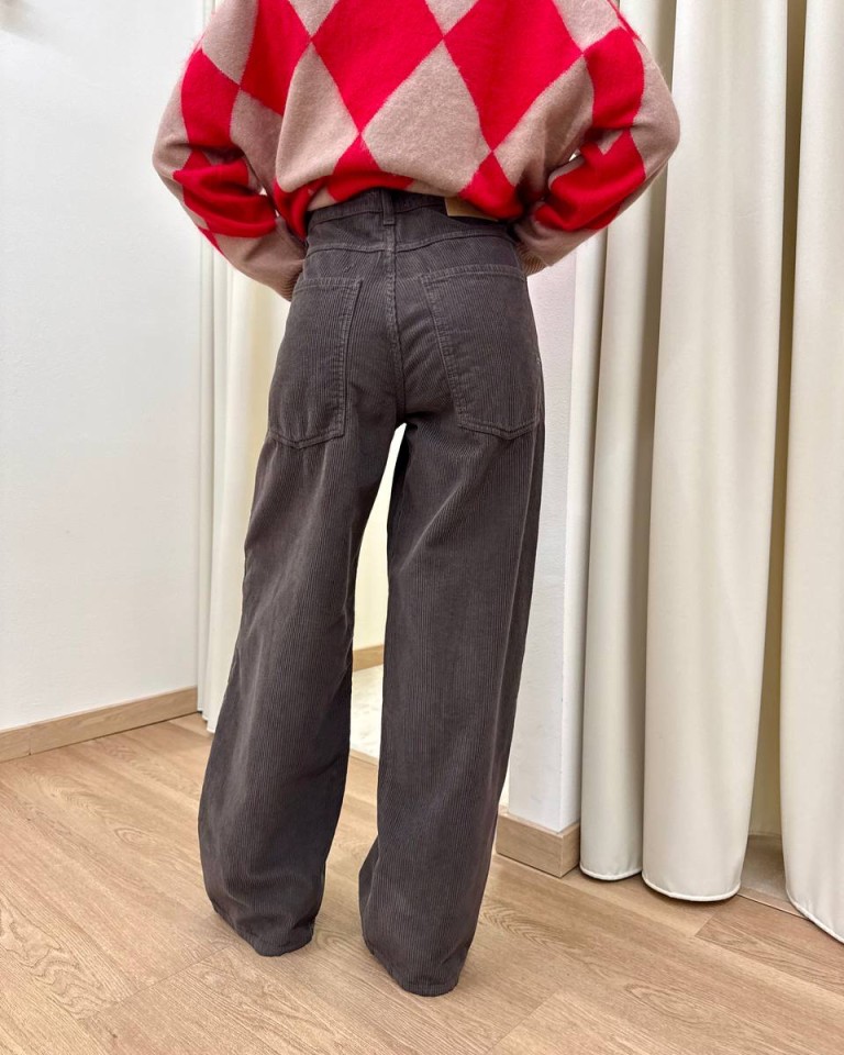 Pantalone MIA velluto rocciatore moro Vicolo Shop Online Pantalone MIA velluto rocciatore moro Vicolo