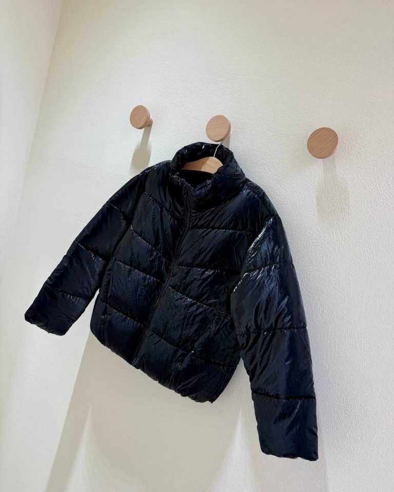 Piumino effetto laminato nero Name It Shop Online Piumino effetto laminato nero Name It