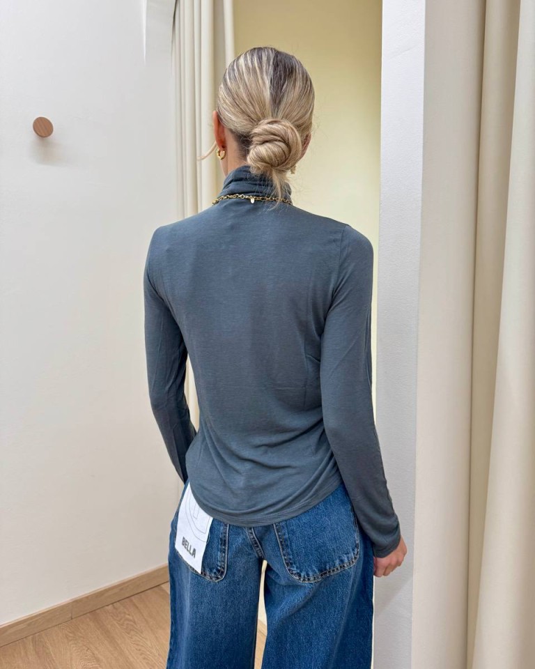 Dolcevita misto cashmere grigio scuro HaveOne Shop Online Dolcevita misto cashmere grigio scuro HaveOne