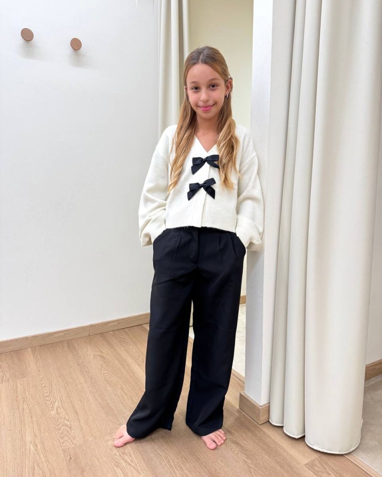 Cardigan con fiocchi in raso panna Name It Shop Online Cardigan con fiocchi in raso panna Name It