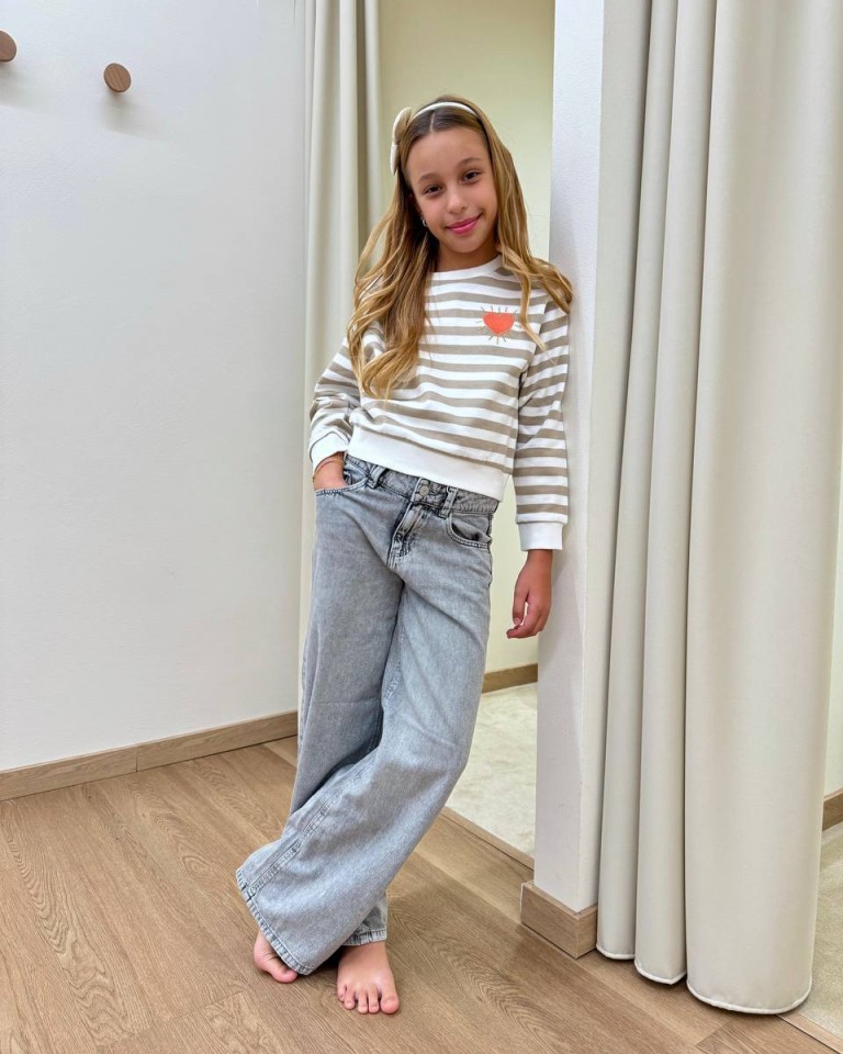 Jeans Rose wide leg grigio Name It Shop Online Jeans Rose wide leg grigio Name It