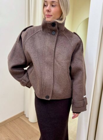 Shop Online Cappotto Hand Made manica pipistrello moro Kontatto